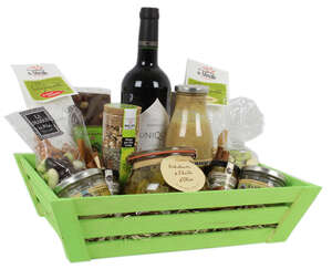 Produktbild 3 St. Holzkisten buntlackiert