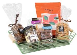 Produktbild Grüner rechteckiger Metallkorb „Wild“