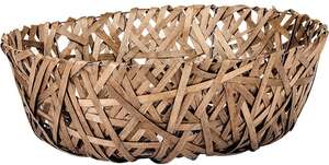 Produktbild Ovale Korbkollektion „Brown Wood Basket“