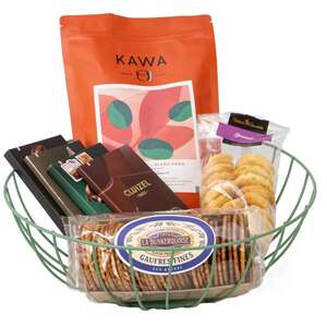 Produktbild Wildgrüner runder Metallkorb