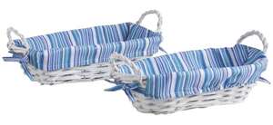 Produktbild Korbgärtchen aus Korbgeflecht und lackiertem Holz