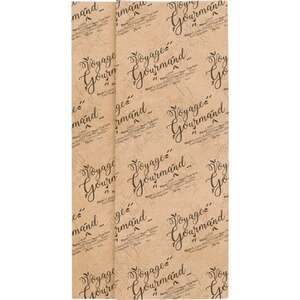 Produktbild Schwarzes Kraftpapier mit dem Design „Gourmet Journey“ – Packung mit 240 Blatt