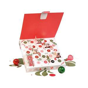Produktbild Kartonschachtel für den Adventskalender „Vivement Noël“.