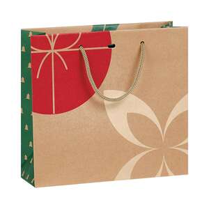 Produktbild Weihnachts-Natur-Kraftpapiertüte