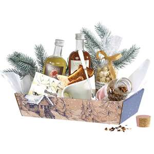 Produktbild Rechteckiger Kraftkartonkorb KANADISCHER WINTER