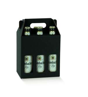 Produktbild Schwarze 6-Flaschen-Box