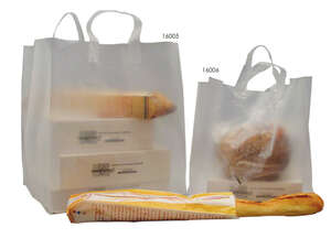 Produktbild Tragetasche weiß transparent m. Boden