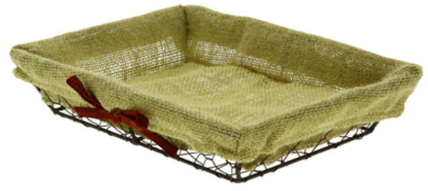 Produktbild Metallschale + Jute