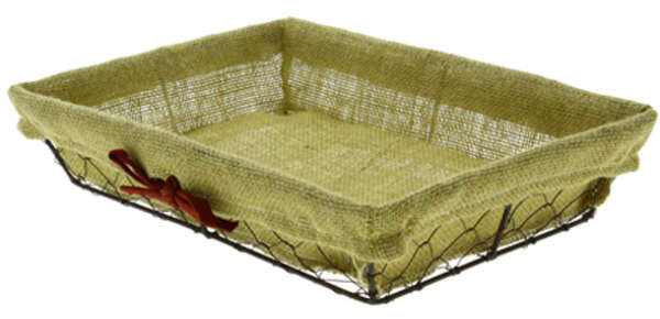 Produktbild Metallschale + Jute