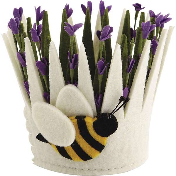 Produktbild Filzschale mit Blumenmuster