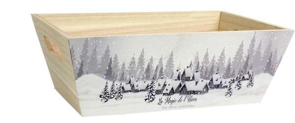 Produktbild Holzkorb „Der Zauber des Winters“