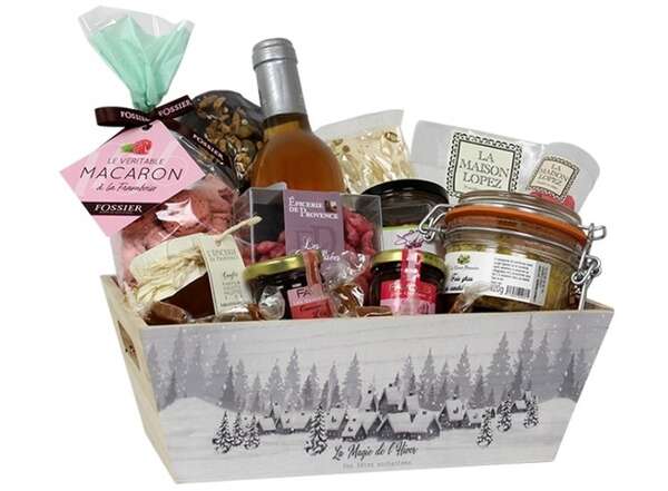 Produktbild Holzkorb „Der Zauber des Winters“