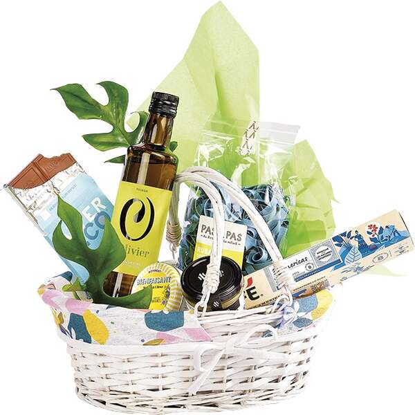 Produktbild Ovaler Weidenkorb aus der Kollektion „Citrus Garden“