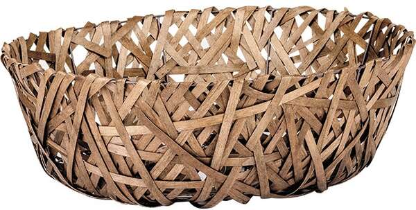 Produktbild Ovale Korbkollektion „Brown Wood Basket“