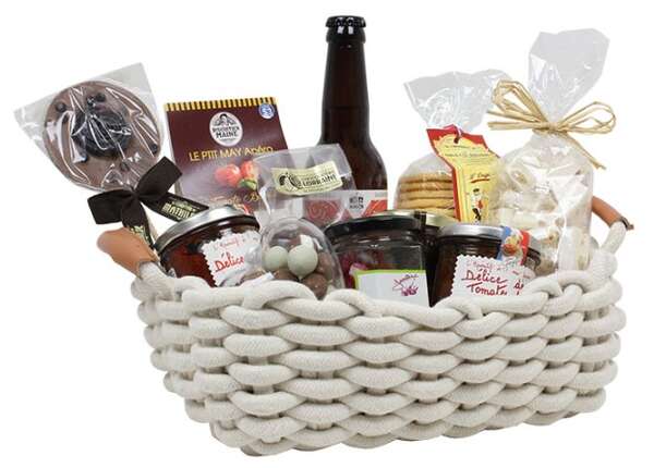 Produktbild Rechteckiger Korb aus geflochtenem Seil