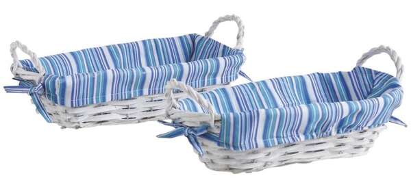 Produktbild Korbgärtchen aus Korbgeflecht und lackiertem Holz