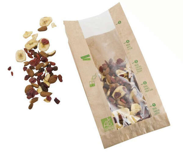 Produktbild 1000 Papiertüten mit Sichtfenster, Sondergröße AB