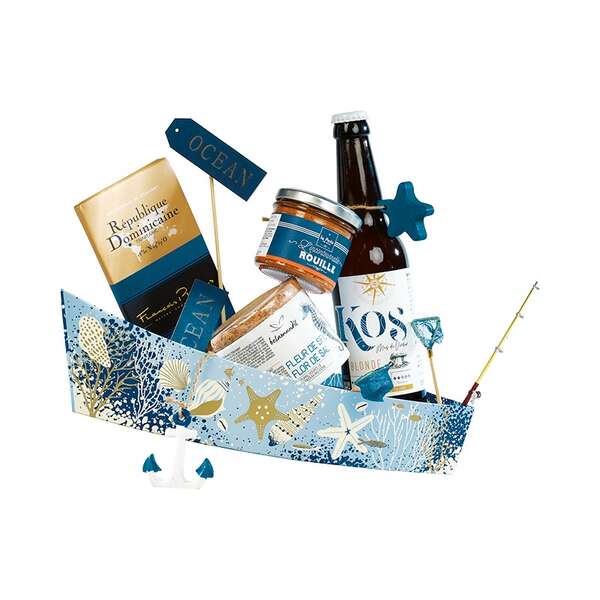 Produktbild Pappkorb in Form eines Bootes, ECUME DES MERS