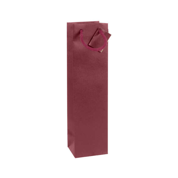 Produktbild Tasche mit 1 Flasche, Kordelgriffen, „Weinrückstand“
