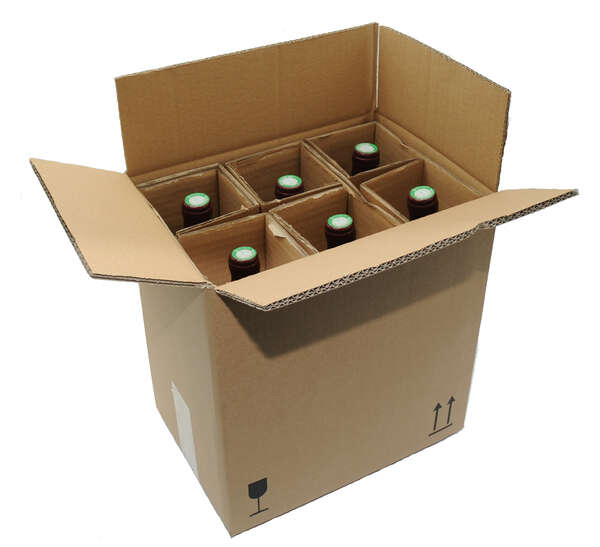 Produktbild Versandkarton für 6 Flaschen à 75 cl