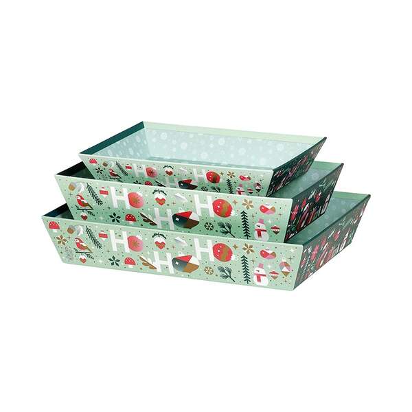 Produktbild Rechteckiger Pappkorb WINTERGARTEN