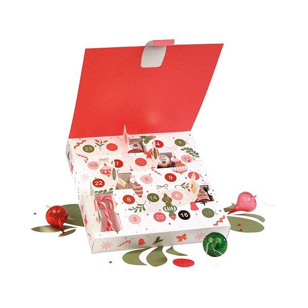 Produktbild Kartonschachtel für den Adventskalender „Vivement Noël“.