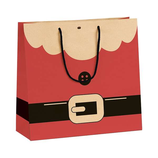 Produktbild Weihnachtsmann-Kraftpapiertüte