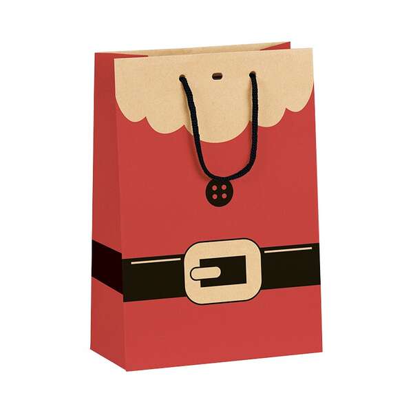 Produktbild Weihnachtsmann-Kraftpapiertüte