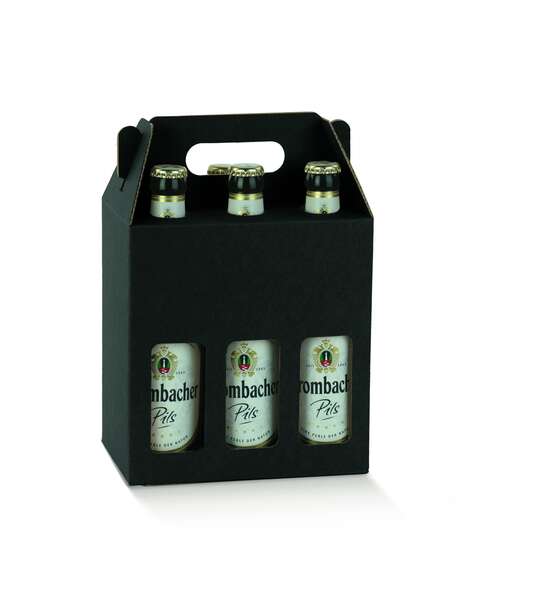 Produktbild Schwarze 6-Flaschen-Box