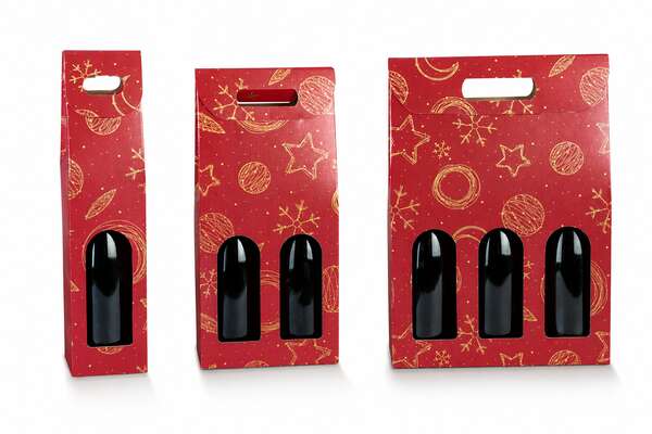 Produktbild Geschenkkarton „Red Universe“ – 1, 2 oder 3 Flaschen