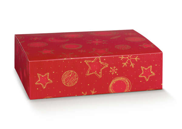 Produktbild Geschenkbox „Red Universe“ aus Karton – 2 oder 3 Flaschen