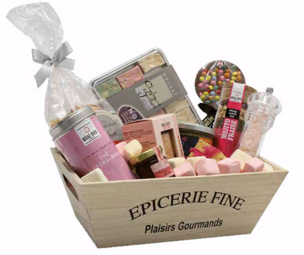 Produktbild Korb „Feinkost“.