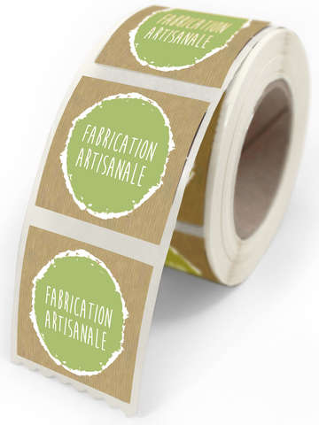 Étiquettes "Fabrication Artisanale" : Verpackungzubehör