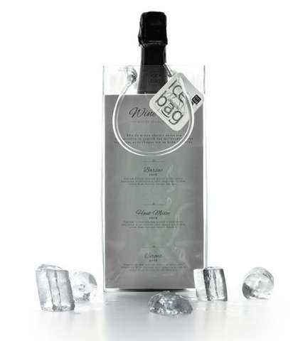 Ice Bag 1-Flasche m. Etikettenfach : Verpackung fur flaschen und regionalprodukte