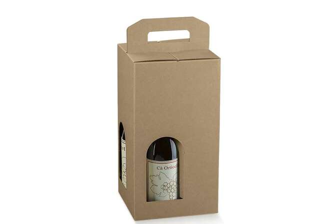 Coffet  carton 4 bouteilles  : Verpackung fur flaschen und regionalprodukte