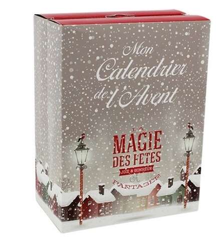 Calendrier de l'avent "Livre Magie des fêtes" : Geschenkschachtel präsentbox