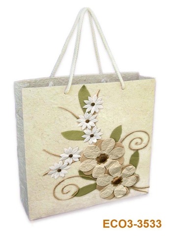 Geschenktasche Handkraft Blumenkranz : Ladentaschen einkaufstaschen modetaschen