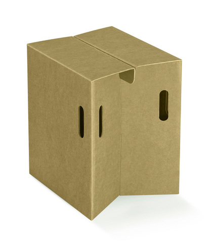 Sitz aus Karton : Pappmöbel einrichtung aus karton
