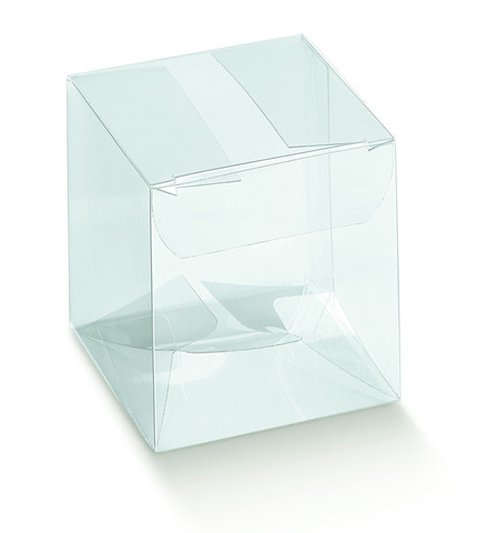 Faltschachtel Klarsicht Cube : Geschenkschachtel präsentbox