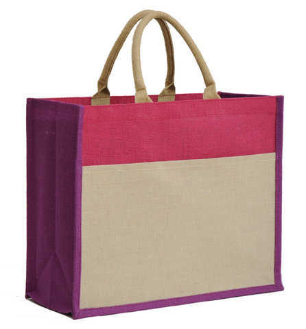 Jute Shopping-Tasche farbig IBIZA : Ladentaschen einkaufstaschen modetaschen